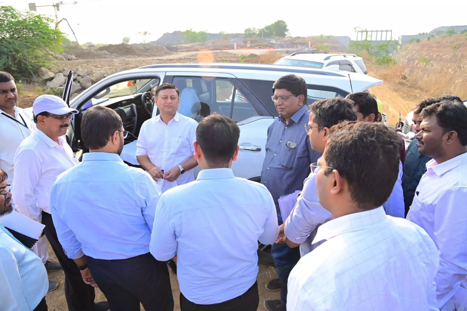 Special Secretary Sandeep Kumar Sultania inspects Krishna River Kothigundam Srisailam backwater areas for Rural Development