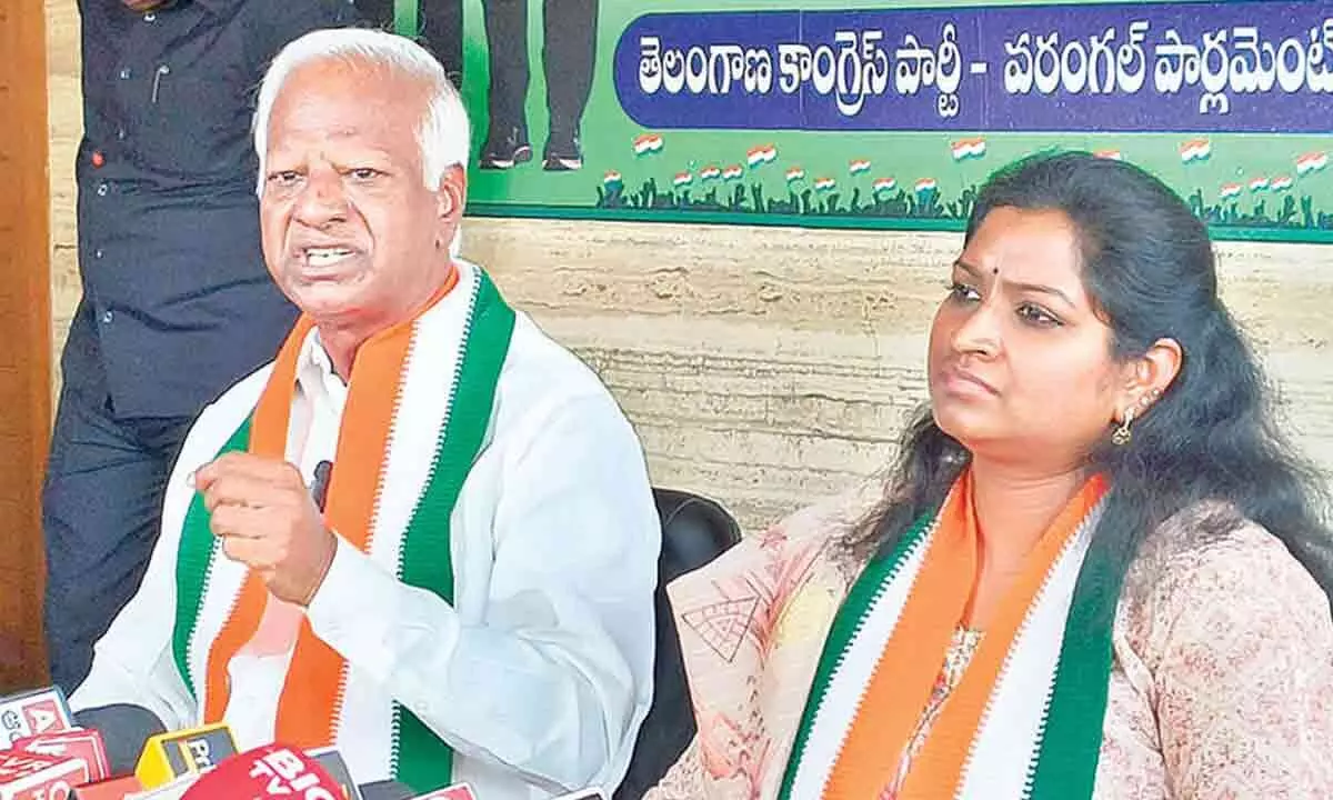 Srihari accuses BJP of dividing the nation along communal lines in Warangal