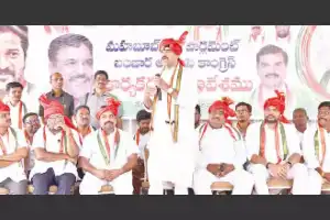 Vamshi Chand pledges to uplift tribals
