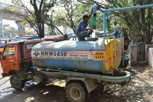 Water tanker demand in Hyderabad experiences significant increase