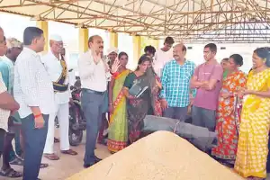 Additional Collector K Sitarama Rao Urges for Speedy Grain Procurement