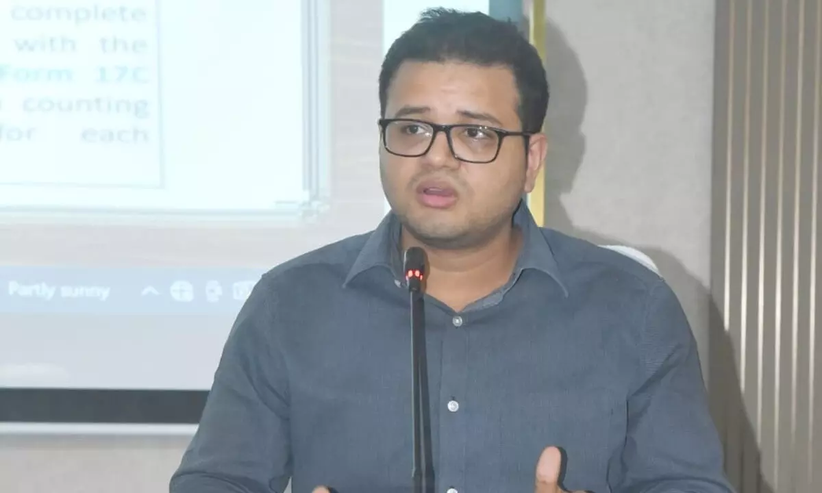 Another official clarifies the process of counting.