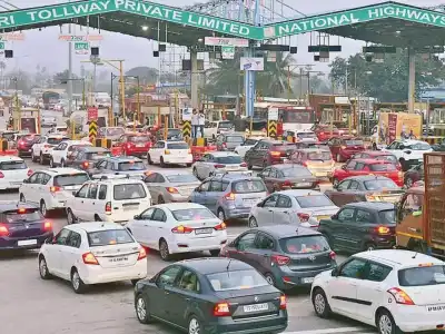 AP voters cause chaos at toll plazas on their way home.