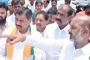 Bandi checks preparations for PM Modi’s public gathering