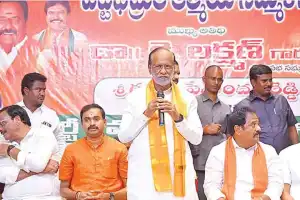 BJP candidate in Warangal receives campaign support from Laxman