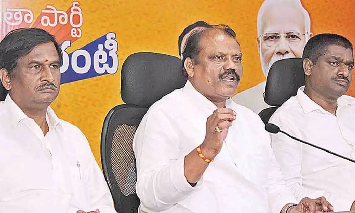 BJP claims party banners and hoardings vandalized, calls for EC intervention