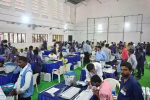 Cantonment hosts mock election polls