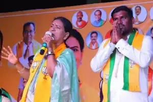 Central Minister Murugan attends Vijaya Sankalpa Sabha in Gadwal