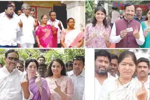 City’s influential figures and leaders flock to participate in elections