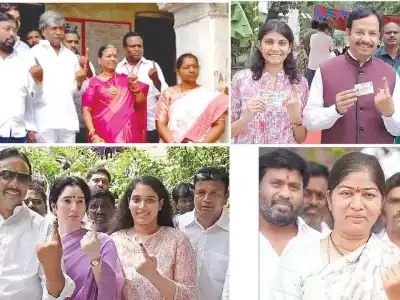 City’s influential figures and leaders flock to participate in elections