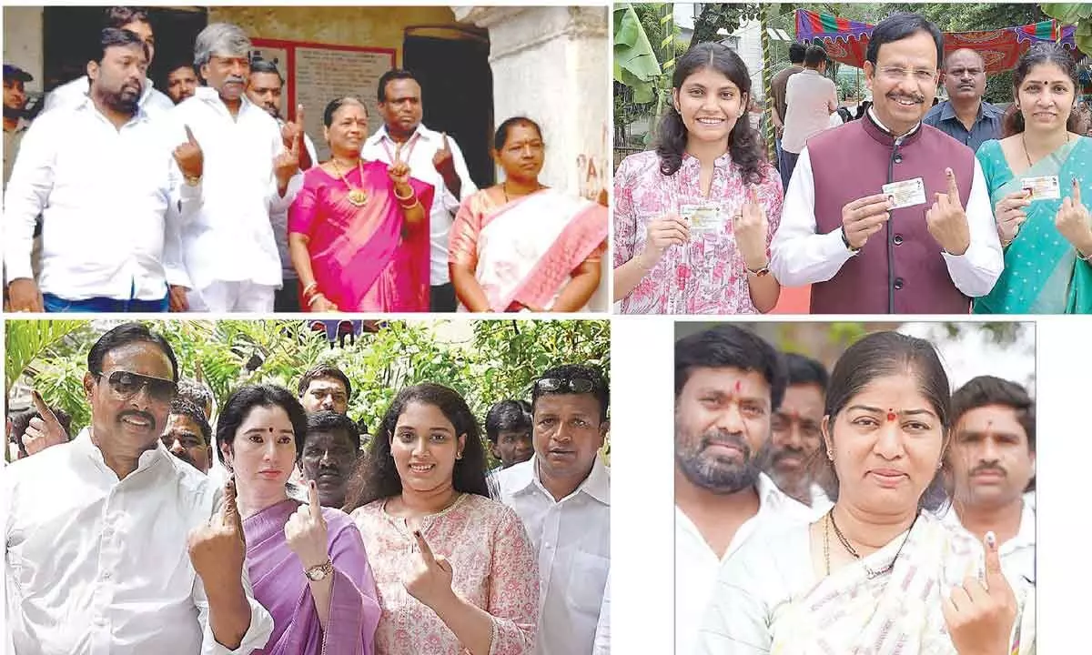 City’s influential figures and leaders flock to participate in elections