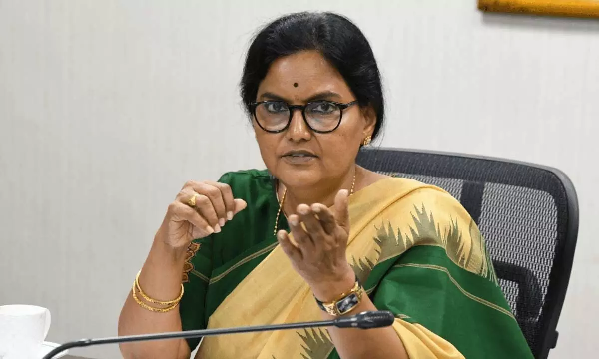 CS Santhi Kumari conducts a meeting to review progress of ‘Amma Adarsha Patashala’ initiatives