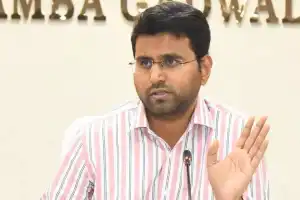 DC BM Santhosh provides feedback on Amma Adarsha schools