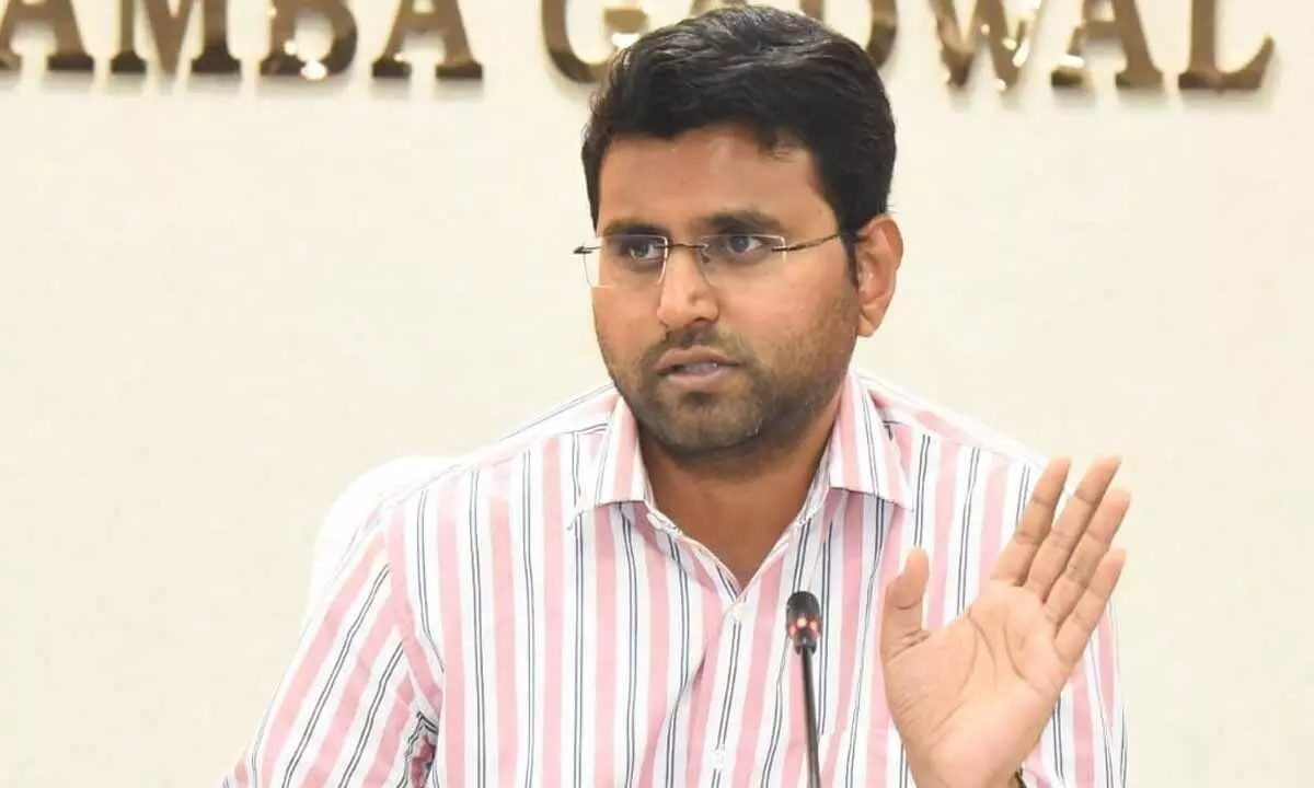 DC BM Santhosh provides feedback on Amma Adarsha schools