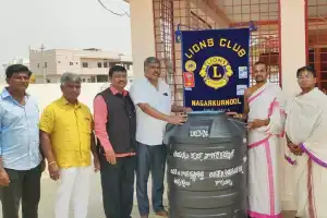 Distribution of water tanks