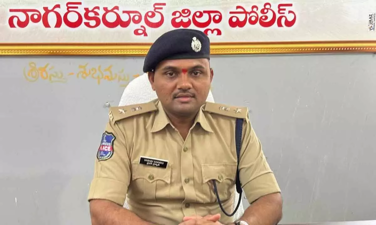 District SP Gaikwad Vaibhav Raghunath warns of consequences for spreading fake news on social media in Nagarkurnool