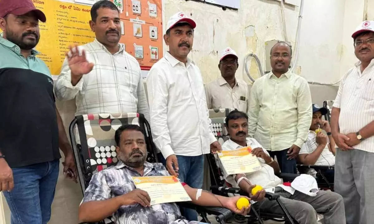 Dr. Sudhakar Lal, District Medical Officer, urges youth to step up for blood donation efforts.