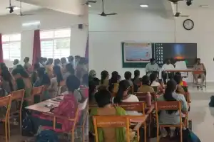 DSP Giri Kumar raises awareness on cyber crimes for Cyber Awareness Day