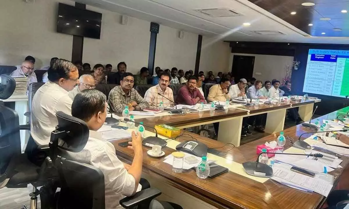 Engineers from Mission Bhagiratha meet in Hyderabad