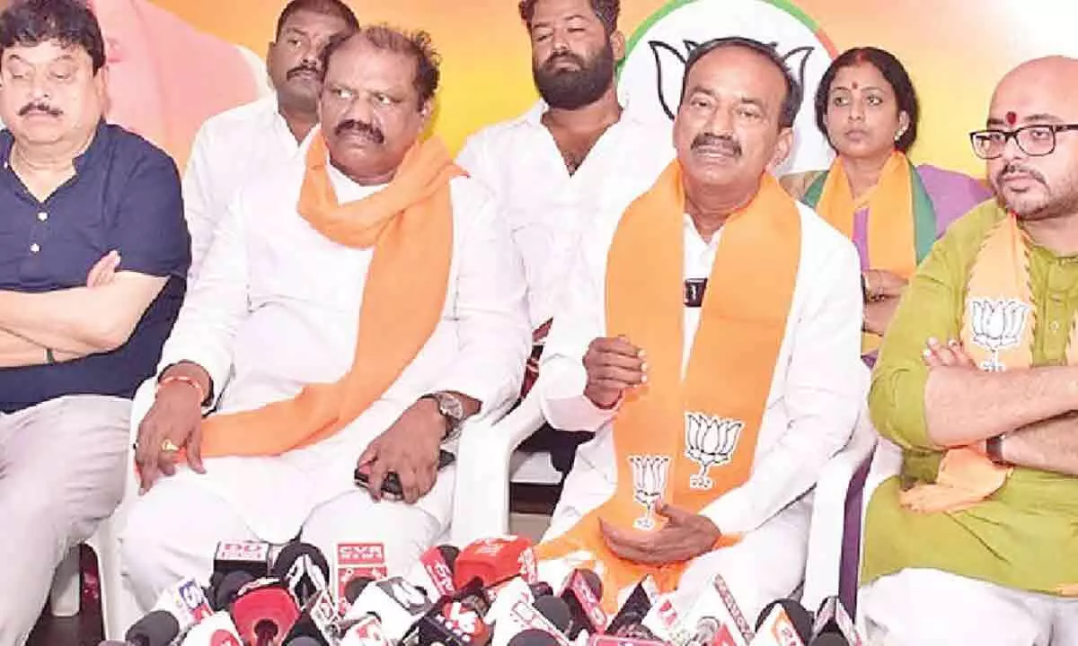 Etala Rajender predicts BJP will secure 12 MP seats in Nalgonda