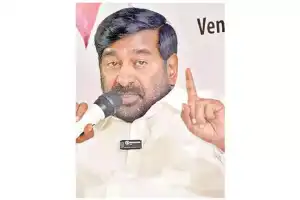 G Jagadish Reddy claims KCR’s roadshows success highlights Congress government’s shortcomings