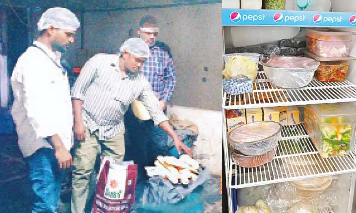 Hyderabad Food Safety Teams Conduct Surprise Raids on City Hotels and Eateries After Suspecting Foul Play