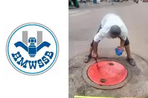 Hyderabad Water Board starts grilling and painting manholes