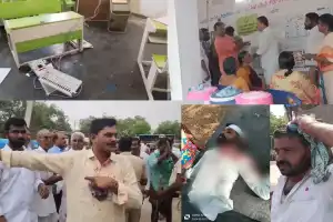 Intermittent violence disrupts polling in Andhra Pradesh