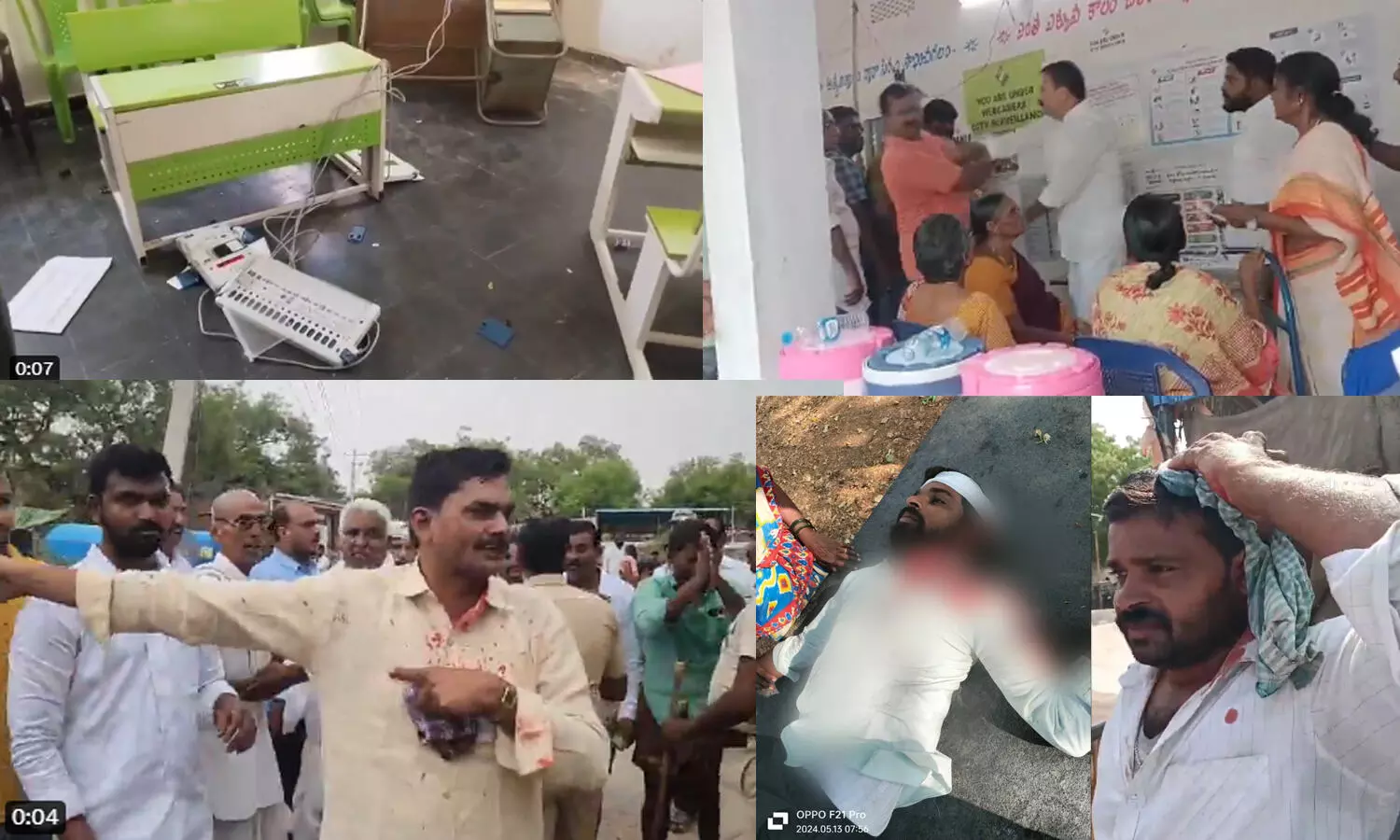 Intermittent violence disrupts polling in Andhra Pradesh