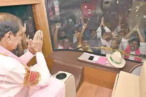 K Chandrashekar Rao Calls Modi ‘Merchant of Death’ in Hyderabad