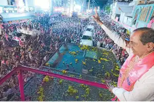 KCR to restart bus journey today from Ramagundam