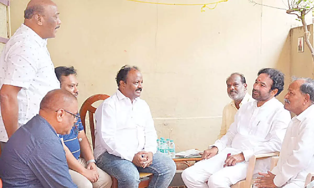 Kishan criticizes corporator’s arrest as ‘unfair and undemocratic’