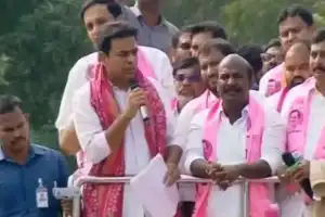 KTR conducts campaign in Siricilla, directs installation of drinking water facilities