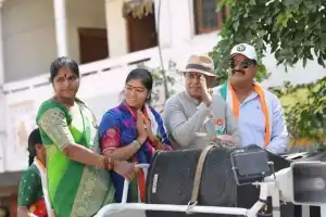 Large Crowds Turn Out for Sunitha Mahendar Reddy’s Roadshow