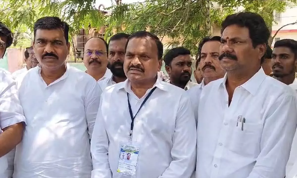 Medak BRS MP Candidate Urges Voters to Turn Out in Large Numbers During Polling Booth Visits