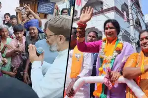 MIM and BJP intensify election efforts while other parties keep a low profile