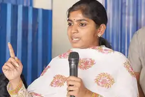 MLA Yashaswini Reddy accuses BRS of looting Telangana