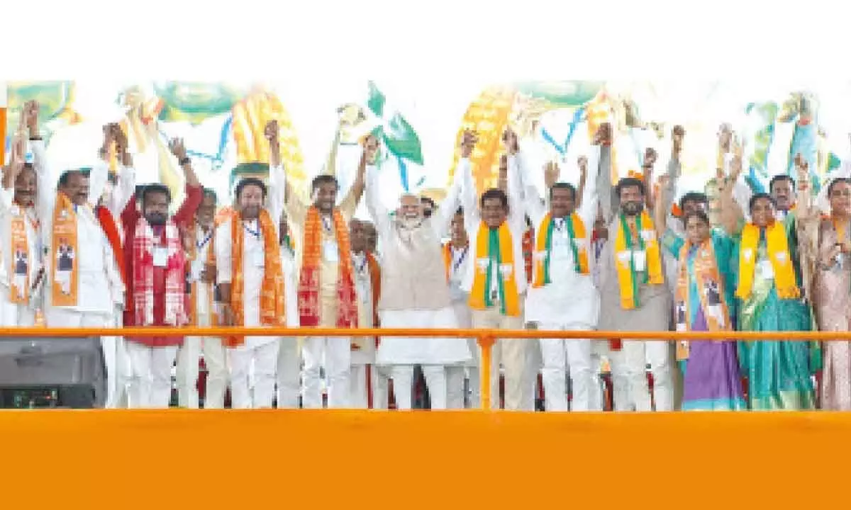 Modi criticizes Congress for violating Constitution