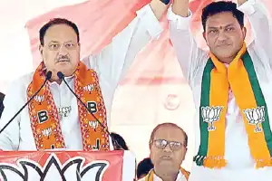 Nadda urges to defeat Congress opposing Ram