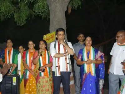 Nagarkurnool MLA Kuchukulla Rajesh Reddy nominates Malluravi for third term in Parliament