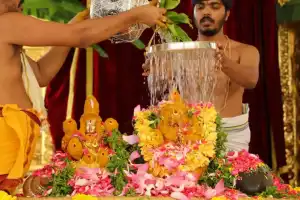 Narasimha Jayanthi celebration at Hare Krishna Golden Temple in Hyderabad