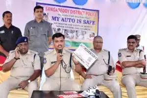 “New ‘MY AUTO IS SAFE’ Program Launched by District SP for Secure Travel in Sangareddy District”