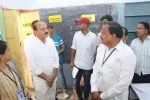 P. Venkat Rama Reddy, Medak BRS MP candidate, praises EC officials for their arrangements