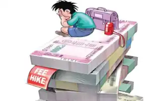 Parents in Hyderabad express outrage as private schools in the city raise fees.