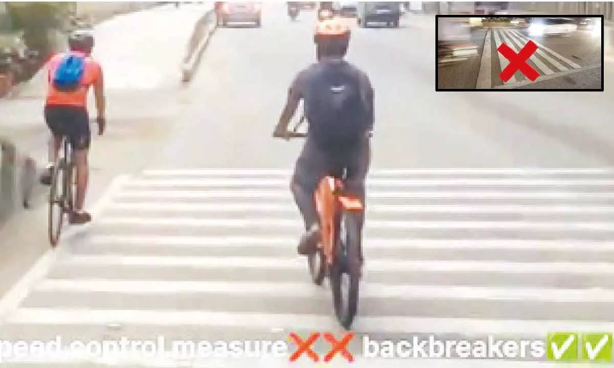 Residents of Hyderabad demand removal of rumble strips increases