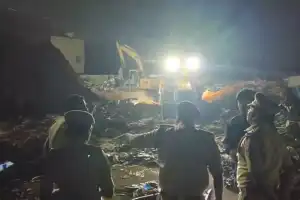 Retaining Wall Collapse in Hyderabad During Heavy Rain Results in Death of 7 Workers