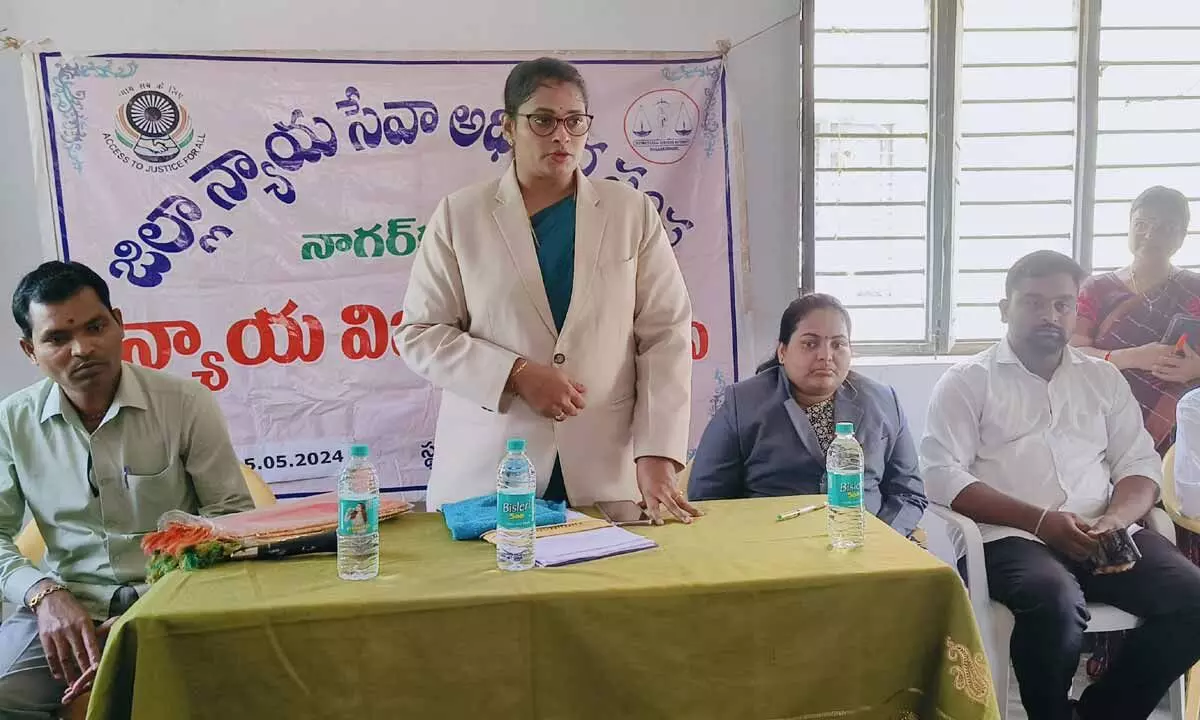 Senior Civil Judge G Sabitha advocates for unorganized sector workers to receive their rights