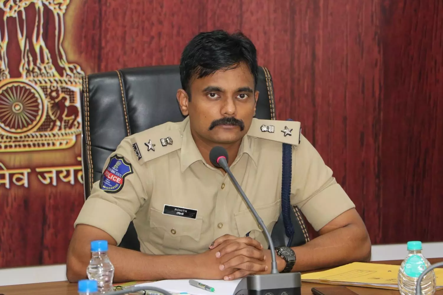 SP Rohit Raju IPS convenes meeting with traders and contractors in Tunika district