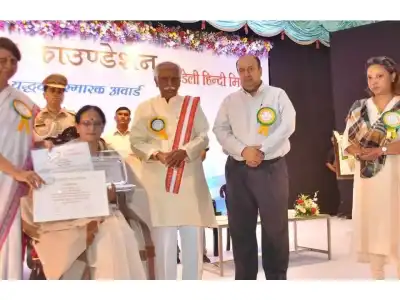 Sridevi Prasad, founder of Shankar Foundation, receives 31st Yudhvir Award