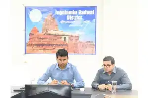 State Electoral officer Vikas Raj conducts review meeting on counting.
